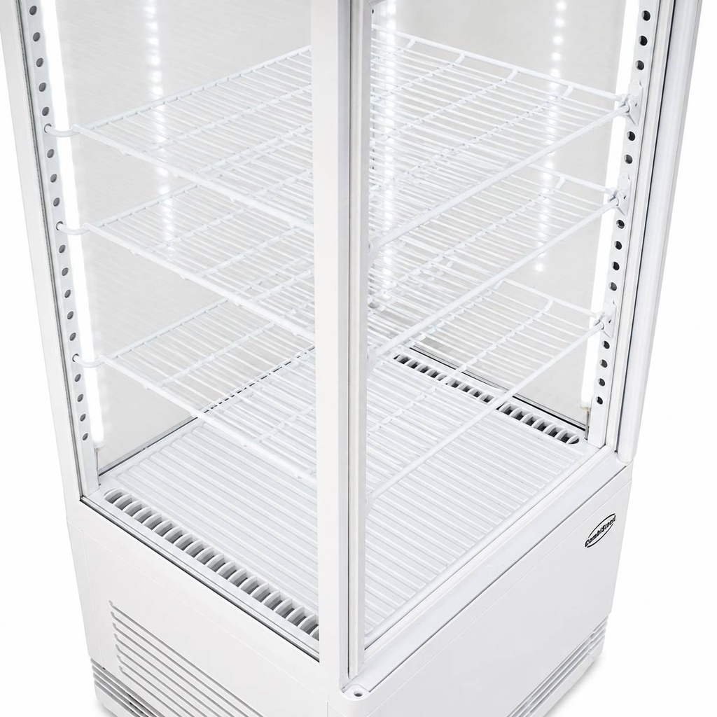 Kühlvitrine Weiss, 68 L, 428 x 386 x 885 mm, weiß