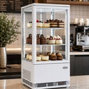 Kühlvitrine Weiss, 68 L, 428 x 386 x 885 mm, weiß