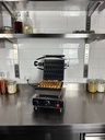 Waffeleisen 4ST mit Lutscher aus Edelstahl, 305 x 430 x 505 mm