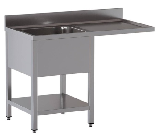 Spülzentrum ECO 12x6 mit 1 Becken Links