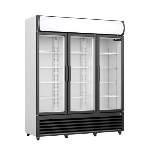 SARO Kühlschrank, 3 Glastüren + Werbetafel, GTK 1065