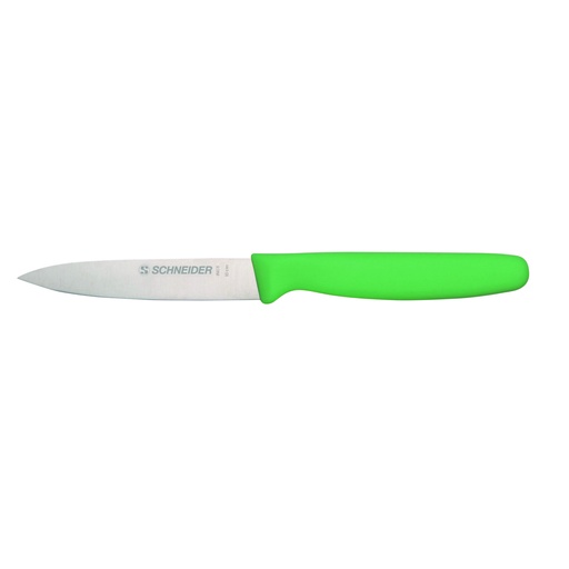 Gemüsemesser aus Edelstahl, 100 mm, grün
