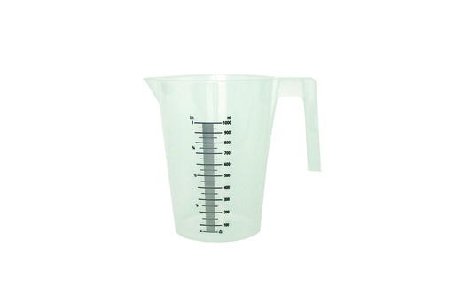 Meßbecher aus PP, 1,0 L, natur