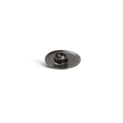 Eierbecher Ceres aus Porzellan, 11 cm, schwarz