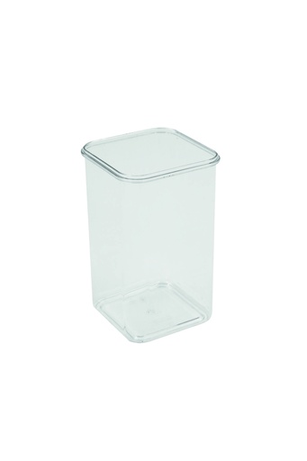 Vorratsdose aus Polystyrol, 1450 ml, quadratisch
