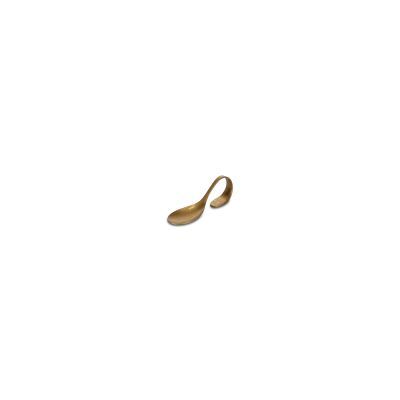 Snacklöffel oval antikgold Serve aus Edelstahl