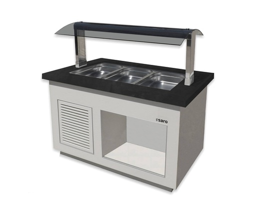 SARO Heißes Buffet Modell PREMIUM LINE SB-H130 weiss