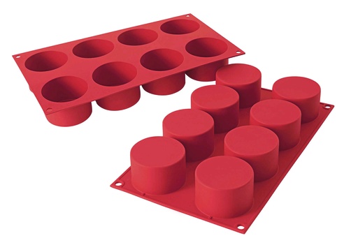 Silikon-Backform Zylinder Medium, 300 x 175 mm