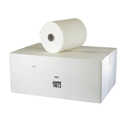 Papierhandtücher Rollenhandtücher Außenabrollung 2-lagig, 100% Zellstoff weiß, 140 m, endlos | 6 Rollen