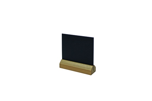 Tischaufsteller aus PVC, 138 x 105 mm, schwarz