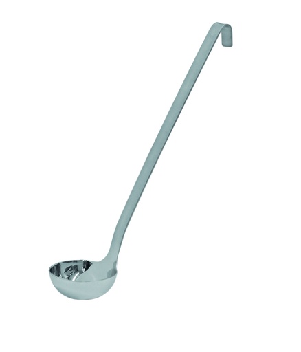 Schöpfkelle aus Edelstahl, Ø 100 mm, 370 mm