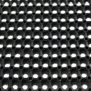 Jumbo Ringmatte 100 x 150 cm, schwarz, offen | Höhe 16 mm