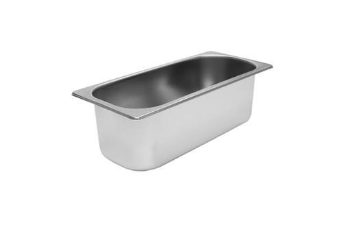 Eisbehälter aus Edelstahl, 360 x 165 x 120 mm