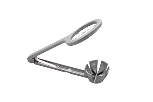 Eierstückler aus Aluminium, 181 x 64 x 26 mm