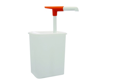 Druckknopf-Dosierspender aus Polyethylen, 3 L