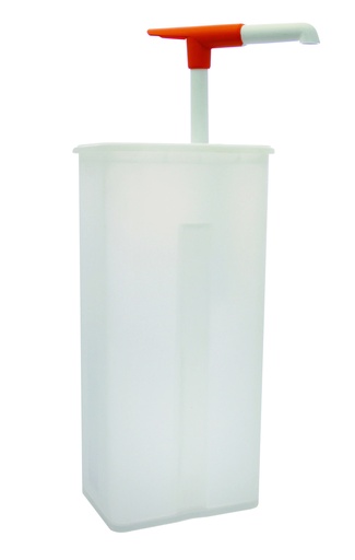 Druckknopf-Dosierspender aus Polyethylen, 5 L