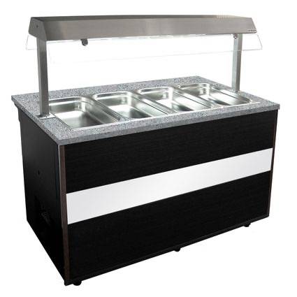 Salatvitrine Gastroline Open mit 240 Liter Volumen | 1000x900x850  mm