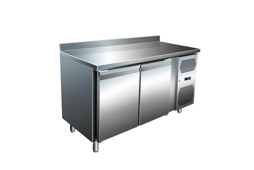 VIP Kühltisch mit 2 Türen und Aufkantung -2 bis +8°C 1.360x600x960 mm