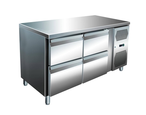 VIP Kühltisch mit 2 x 2 Schubladen  -2 bis +8°C 1.360x700x860 mm