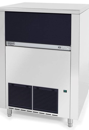 Eiswürfelbereiter als Kegeleiserzeuger | Eisproduktion: ca. 130 kg / 24 Stunden| Luftkühlung | R290, 1250 W | 840x740x1075 mm