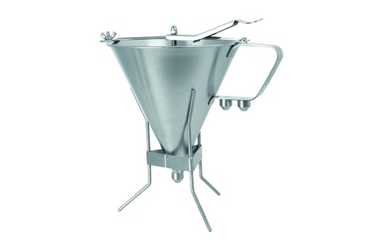 Likör- und Fondanttrichter aus Edelstahl, Ø 190 mm, 1,5 Liter