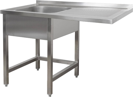 Spülzentrum 1200 x 700 x 850 mm 1 Becken links, ohne Grundboden      700 mm Tiefe