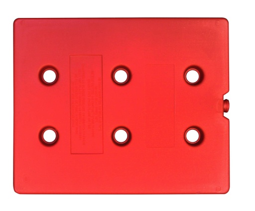 Wärmeakku "HOT" aus Hochdruck-Polyethylen, GN 1/2, 325 × 265 × 30 mm