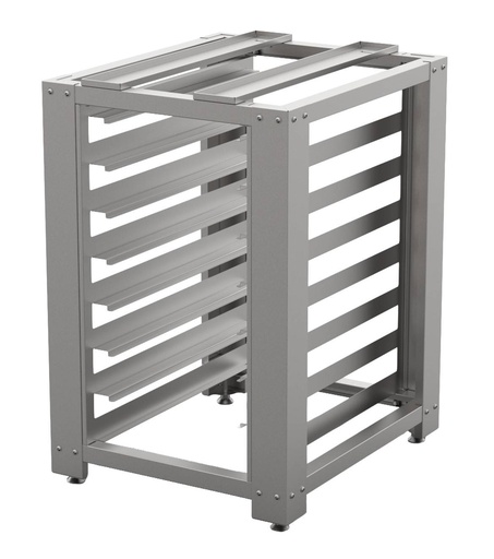 Untergestell für Ofen aus Edelstahl, 600 x 700 x 900 mm