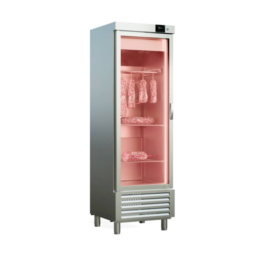 TOPLINE Reifeschrank Dry-Aging, Edelstahl, Abtropfen und Trocknen, LED, 505 Liter, 680 x 735 mm