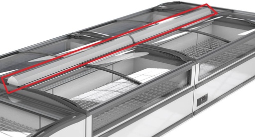 Tiefkühltruhe Verbindung 2500 für 7072.0060, 2500 mm, weiß