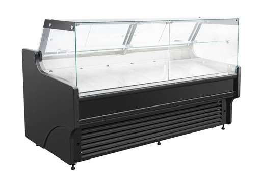 Kühlvitrine Thomas 1.5, 1580 x 940 x 1200 mm, schwarz