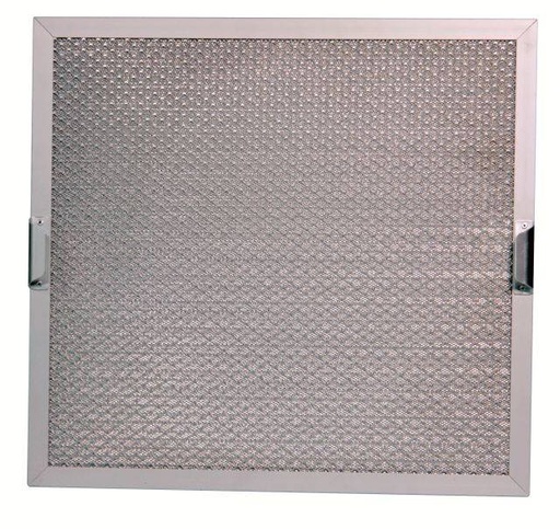 Gazefilter aus Edelstahl, 400 x 500 x 25 mm