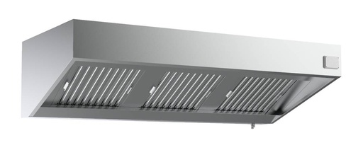 950 Wandhauben aus Edelstahl, 3000 x 950 x 520 mm