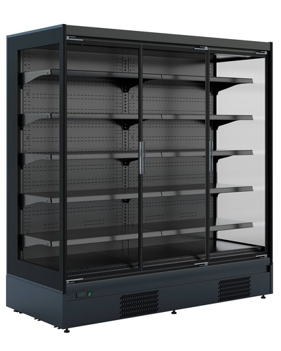 Wandkühlung Mike, 1935 x 865 x 2000 mm, 1170 L, schwarz