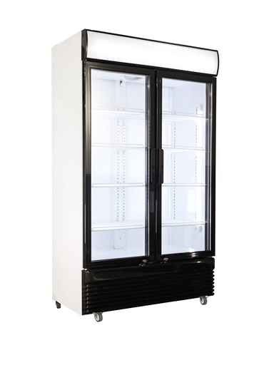 Kühlschrank 2 Glastüren BEZ-780 GD, 1120 x 595 x 2100 mm