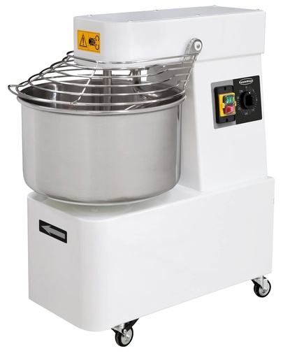 Teigmaschine 2 Drehzahl, 16 L, 385 x 670 x 725 mm, weiß