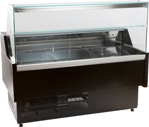Kühlvitrine Oscar 1.5, 1584 x 815 x 1280 mm, schwarz