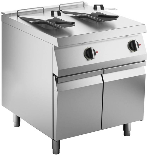 KBS Elektro-Fritteuse 2 Becken je 15 L Standgerät 24kW