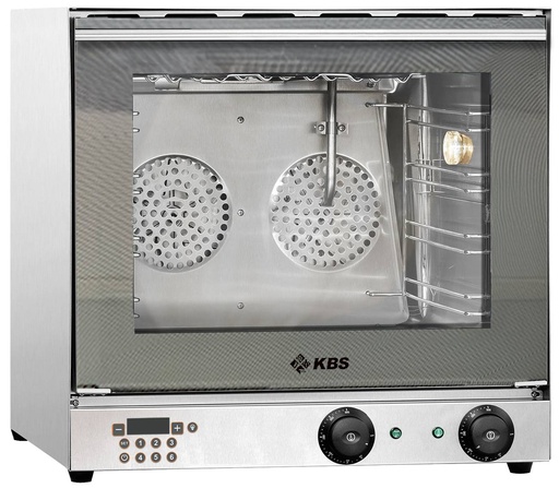 KBS Heißluftofen Premium 2,7 kW manuelle Beschwadung Grillfunktion digitale Anzeige