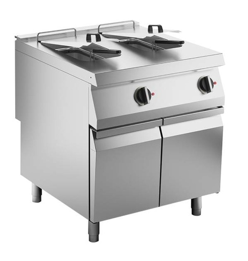 KBS Elektro-Fritteuse 2 Becken je 15 L Standgerät 24kW