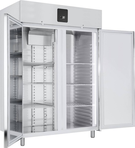 KBS Edelstahl-Gewerbekühlschrank KU 1422 GN 2/1