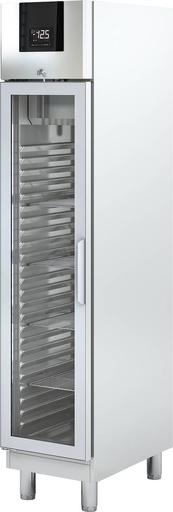 KBS Edelstahlkühlschrank mit Glastür ohne Maschine KU 359 G ZK