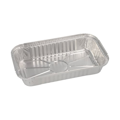 50 Schalen, Alu eckig 0,65 L 3,4 cm x 13 cm x 22 cm