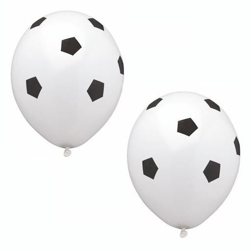 8 Luftballons Ø 29 cm "Soccer"