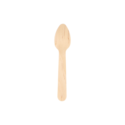 50 Kaffeelöffel Holz "pure" 11 cm
