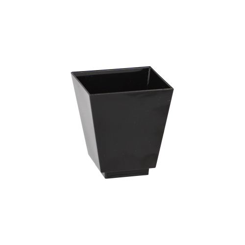 50 Fingerfood - Schalen, PS eckig 50 ml 5 cm x 4,5 cm x 4,5 cm schwarz