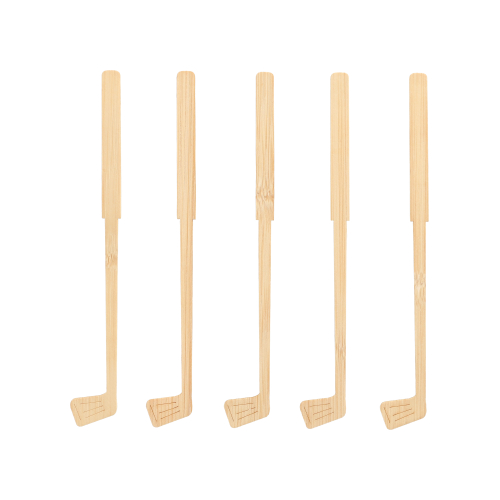 100 Getränke-Quirle, Bambus "pure" 15 cm "Golf"