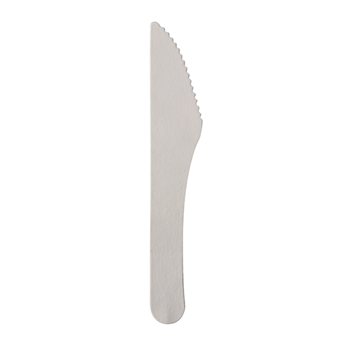 6 Messer, Papier "pure" 15,8 cm weiss