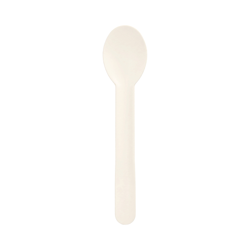 6 Löffel, Papier "pure" 15,8 cm weiss