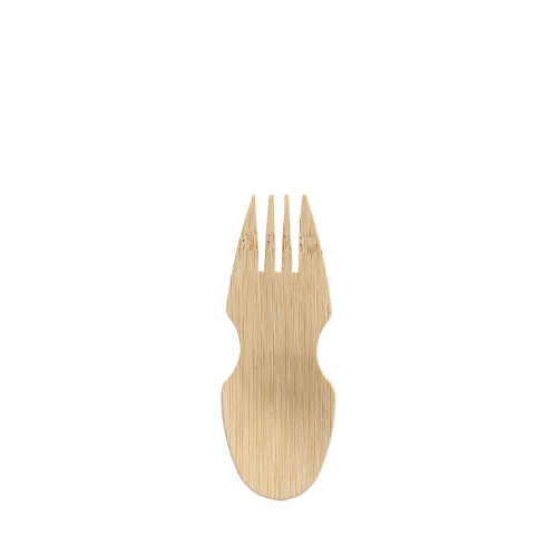 50 Fingerfood - Göffel, Bambus "pure" 8,5 cm